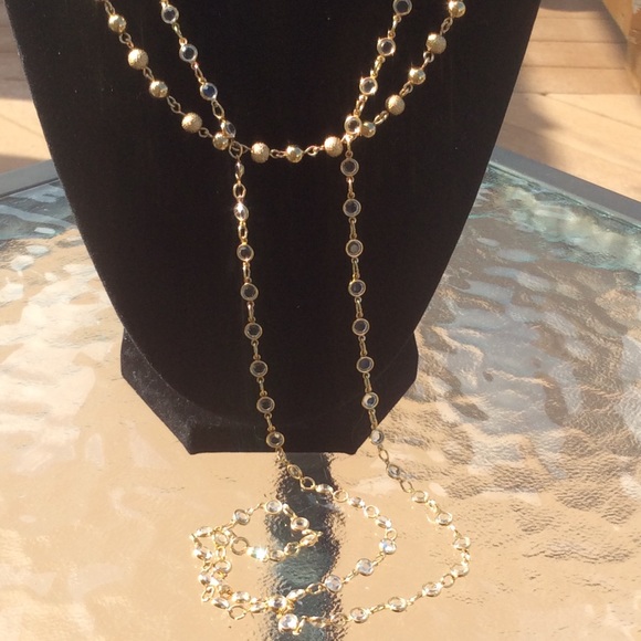 Gold Plated necklace and bracelet set - Picture 9 of 12